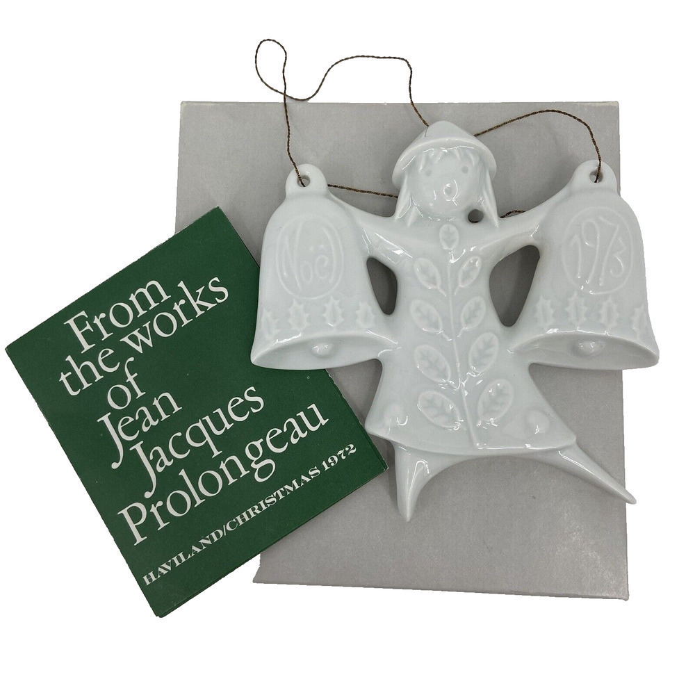 1973 Haviland‎ Limoges Dancing Bells Noel Christmas Ornament Vintage France